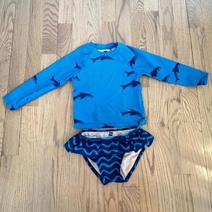 Tea Collection Rash Guard Swim Set